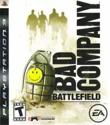 Battlefield - Bad Company (USA) (v1.20) (Disc) (Update) box cover front